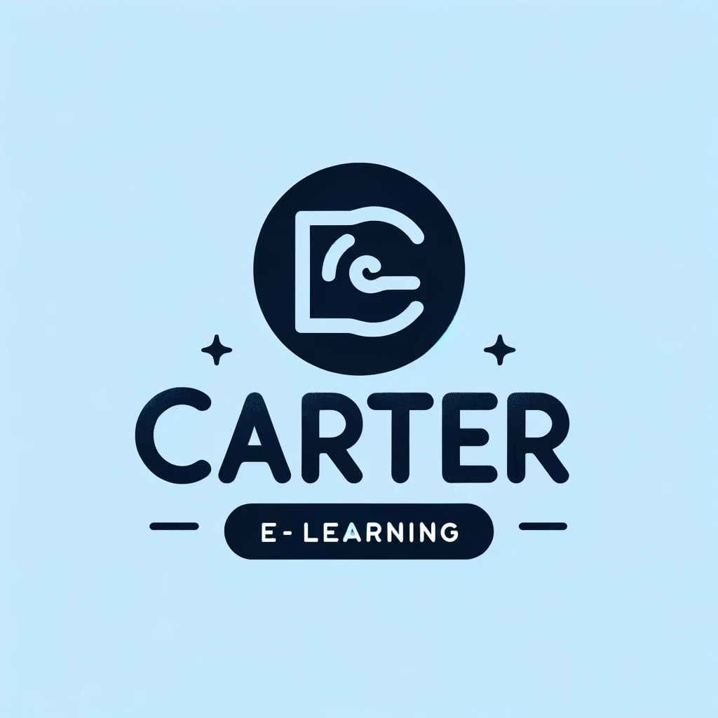 Carter's e-learning framework, ideal for education and business, facilitates online study with a flexible layout and multimedia. However, some functional aspects may need tuning.